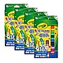 Crayola Pip-Squeaks Skinnies Washable Marker, Fine Tip, Assorted, 16/Box, 4 Boxes/Bundle (BIN588146)~#|#~sp129209079_sc7