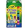 Crayola Pip-Squeaks Skinnies Washable Marker, Fine Tip, Assorted, 16/Box, 4 Boxes/Bundle (BIN588146)~#|#~sp129209087_sc7