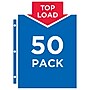Avery Easy Load Super Heavyweight Sheet Protectors, 8-1/2" x 11", Diamond Clear, 50/Box (74130)~#|#~sp129212997_sc7