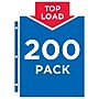 Avery Easy Load Heavyweight Non-Glare Sheet Protectors, 8-1/2" x 11", Clear, 200/Box (74401)~#|#~sp129213924_sc7