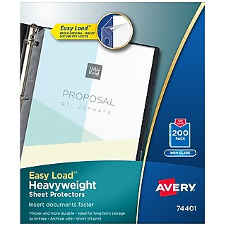 Bulk Sheet Protectors for Office Use | Staples Business