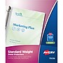 Avery Standard Weight Sheet Protectors, 8-1/2" x 11", Semi-Clear, 100/Box (75536)~#|#~sp129214051_sc7