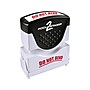 Accu-Stamp 2 Pre-Inked Stamp, "Do Not Bend", Red Ink (035633)~#|#~sp129217342_sc7