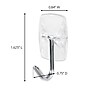 Command Small Wire Hook, 0.5 lb., Clear, 40/Pack (17067CLR-S40NA)~#|#~sp129291950_sc7
