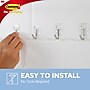 Command Small Wire Hook, 0.5 lb., Clear, 40/Pack (17067CLR-S40NA)~#|#~sp129291953_sc7
