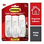 Command Large Utility Hooks, White, Damage Free Hanging of Dorm Room Decorations, 3 Command Hooks, 6 Command Strips (17003-3ES)~#|#~sp129292111_sc7