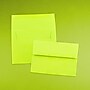 JAM Paper A6 Colored Invitation Envelopes, 4.75 x 6.5, Ultra Lime Green, Bulk 250/Box (52610H)~#|#~sp129636733_sc7