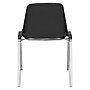 NPS 8100 Series Poly Shell Stack Chair, Black/Chrome (8110)~#|#~sp130557940_sc7