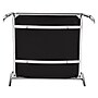 National Public Seating 8600 Series Fabric Padded Stacking Chair, Ebony Black/Chrome, 20/Pack (8660/20)~#|#~sp130564334_sc7