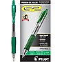 Pilot G2 Retractable Gel Pens, Extra Fine Point, Green Ink, Dozen (31005)~#|#~sp130855915_sc7