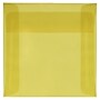 JAM Paper 6 x 6 Square Translucent Vellum Invitation Envelopes, Primary Yellow, 50/Pack (PACV516I)~#|#~sp131391040_sc7