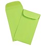 JAM Paper #5.5 Coin Business Colored Envelopes, 3.125 x 5.5, Ultra Lime Green, 100/Pack (356730546B)~#|#~sp131391161_sc7