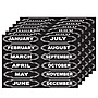 Ashley Productions Die-Cut Magnets, Chalkboard Calendar Months, 12 Per Pack, 6 Packs (ASH19005-6)~#|#~sp132863860_sc7