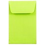 JAM Paper #1 Coin Business Colored Envelopes, 2.25 x 3.5, Ultra Lime Green, 50/Pack (352827826I)~#|#~sp132864622_sc7