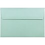 JAM Paper A9 Invitation Envelopes, 5.75 x 8.75, Aqua Blue, 50/Pack (157461i)~#|#~sp132864639_sc7