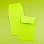 JAM Paper #1 Coin Business Colored Envelopes, 2.25 x 3.5, Ultra Lime Green, 100/Pack (352827826F)~#|#~sp132864752_sc7