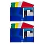 C-Line® Heavyweight, 3-Hole Punched, 2-Pocket Portfolio, Assorted Colors, 10 Per Pack, 2 Packs (CLI32930-2)~#|#~sp132958351_sc7