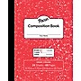 Pacon Composition Notebooks, 7.75" x 9.75", Wide Ruled, 24 Sheets, Red, 24/Bundle (PACMMK37139-24)~#|#~sp132959418_sc7