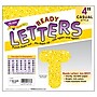 TREND 4" Sparkle Casual Uppercase Ready Letters, Yellow, 71/Pack, 3 Packs (T-1616-3)~#|#~sp132959931_sc7