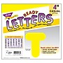 TREND 4" Casual Uppercase Ready Letters, Yellow, 71/Pack, 6 Packs (T-464-6)~#|#~sp132959996_sc7