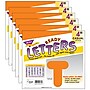 TREND 4" Casual Uppercase Ready Letters, Orange, 71/Pack, 6 Packs (T-475-6)~#|#~sp132960016_sc7