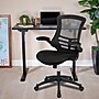 Flash Furniture Regent Manor 48"W Rectangular Adjustable Standing Electric Desk with Office Chair, Black (BNBLX5STDBK)~#|#~sp133534825_sc7