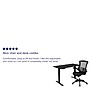 Flash Furniture Regent Manor 48"W Rectangular Adjustable Standing Electric Desk with Office Chair, Black (BNBLX5STDBK)~#|#~sp133534929_sc7