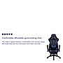 Flash Furniture X30 Ergonomic LeatherSoft Swivel Gaming Chair, Blue (CH187230BL)~#|#~sp133535029_sc7