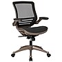 Flash Furniture Warfield Ergonomic Mesh Swivel Executive Chair, Black with Gold Frame (BL8801X)~#|#~sp133535072_sc7