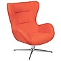Flash Furniture Fabric Swivel Wing Chair, Orange (ZBWINGORGFAB)~#|#~sp133535291_sc7