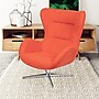 Flash Furniture Fabric Swivel Wing Chair, Orange (ZBWINGORGFAB)~#|#~sp133535296_sc7