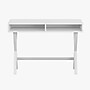Flash Furniture 42" Home Office Writing Computer Desk with Open Storage Compartments, White (GCMBLK61WH)~#|#~sp133535347_sc7