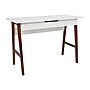 Flash Furniture 42" Home Office Writing Computer Desk with Drawer, White (GCMBLK60WHWAL)~#|#~sp133535376_sc7
