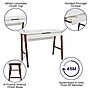Flash Furniture 42" Home Office Writing Computer Desk with Drawer, White (GCMBLK60WHWAL)~#|#~sp133535384_sc7