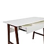 Flash Furniture 42" Home Office Writing Computer Desk with Drawer, White (GCMBLK60WHWAL)~#|#~sp133535388_sc7