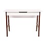 Flash Furniture 42" Home Office Writing Computer Desk with Drawer, White (GCMBLK60WHWAL)~#|#~sp133535390_sc7