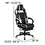 Flash Furniture Optis 52"W Laminate Rectangle Gaming Desk  Bundle, White (BLNX40RSG1031WH)~#|#~sp133535443_sc7