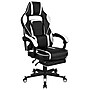 Flash Furniture Optis 52"W Laminate Rectangle Gaming Desk  Bundle, White (BLNX40RSG1031WH)~#|#~sp133535446_sc7