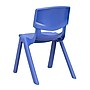 Flash Furniture Whitney Plastic Student Stackable Chair, Blue, 2 Pack (2YUYCX002BLUE)~#|#~sp133536422_sc7