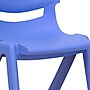 Flash Furniture Whitney Plastic Student Stackable Chair, Blue, 2 Pack (2YUYCX002BLUE)~#|#~sp133536424_sc7