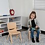 Flash Furniture Plastic School Chair with 10.5" Seat Height, Natural, 2-Pieces (2YUYCX003NAT)~#|#~sp133536744_sc7