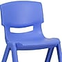 Flash Furniture Whitney Plastic Student Stackable Chair, Blue, 4 Pack (4YUYCX4004BLUE)~#|#~sp133537610_sc7