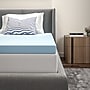 Flash Furniture Capri Comfortable Sleep Twin Size Cooling Gel Memory Foam Mattress Topper, Blue, 39" x 75.5" x 3" (MRM353T)~#|#~sp133539617_sc7