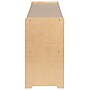 Flash Furniture 30"H x 48"L Wooden 5 Section School Classroom Storage Cabinet, Natural (MKSTRG008)~#|#~sp133539754_sc7