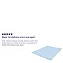 Flash Furniture Capri Comfortable Sleep Queen Size Cooling Gel Memory Foam Mattress Topper, Blue, 60" x 80" x 3" (MRM353Q)~#|#~sp133540518_sc7