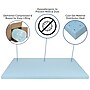 Flash Furniture Capri Comfortable Sleep Queen Size Cooling Gel Memory Foam Mattress Topper, Blue, 60" x 80" x 3" (MRM353Q)~#|#~sp133540521_sc7