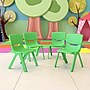 Flash Furniture Whitney Plastic Student Stackable Chair, Green, 4 Pack (4YUYCX4001GREEN)~#|#~sp133541205_sc7
