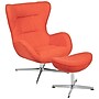 Flash Furniture Fabric Swivel Wing Chair with Ottoman, Orange (ZBWINGCHOTORGFB)~#|#~sp133541414_sc7