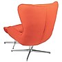 Flash Furniture Fabric Swivel Wing Chair with Ottoman, Orange (ZBWINGCHOTORGFB)~#|#~sp133541437_sc7