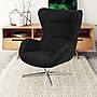 Flash Furniture Fabric Swivel Wing Chair, Black (ZBWINGBKFAB)~#|#~sp133541627_sc7